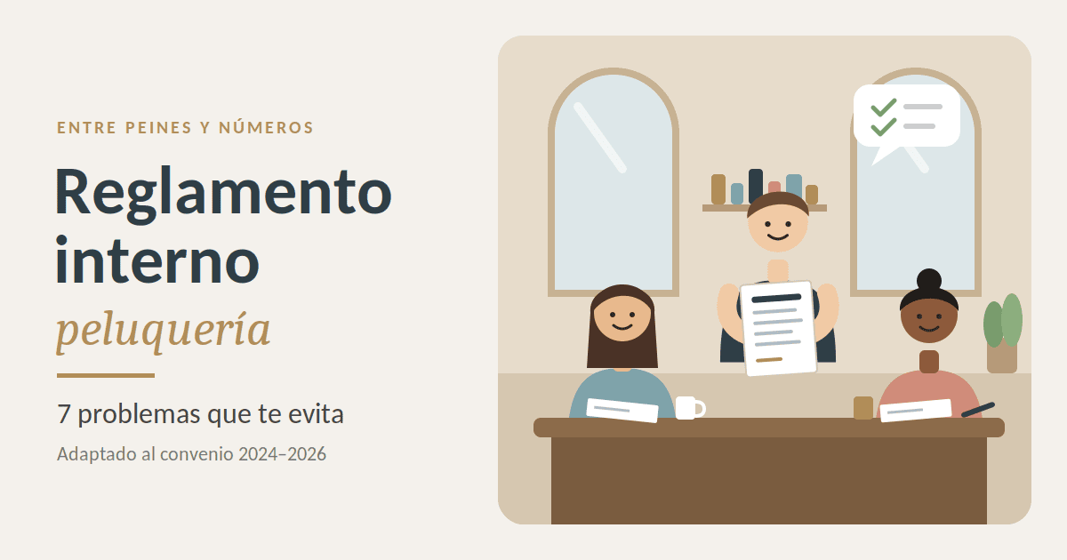 7 situaciones de tu peluquería que un reglamento interno resuelve antes de que acaben en un juzgado 1 reglamento interno peluquería