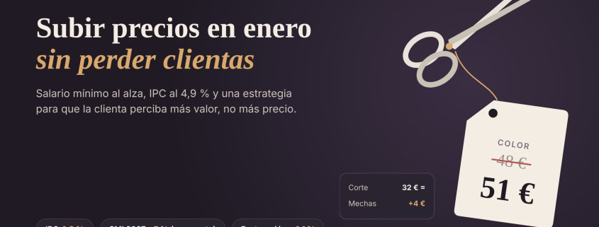 Subir precios en enero sin perder clientas (SMI + IPC 2027) 1 Subir precios en enero 2027